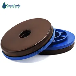 1pc/lot 10mm thickness 125mm Edge Polishing Pad Snail Lock Polishing Wheel Diamond Sanding Pad Marble Granite Grinding Tool