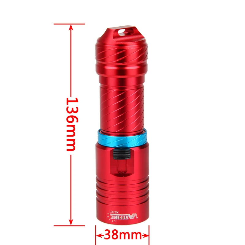 10000 lumens LED Scube Mergulho FlashLight Impermeável Refletor Subaquático 100M Diver Torch Lanterna + 18650 + Carregador USB