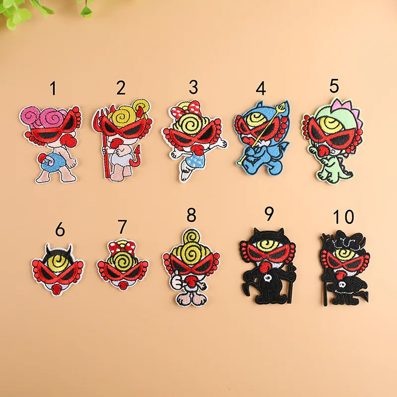 PGY Cheap baby Elf series Patches for Clothes Iron on Patch Embroidered Parches Children's clothing decorations Free Delivery