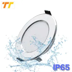 Waterproof LED Downlight Dimmable 18W 15W 12W 9W 7W 5W Warm White Cold White  Recessed LED Lamp Spot Light AC220V AC110