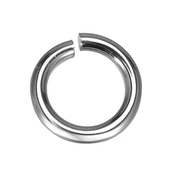 Lovely 200PCs Silver Color Stainless Steel Open Jump Rings 9mm x 1.5mm (B18885)