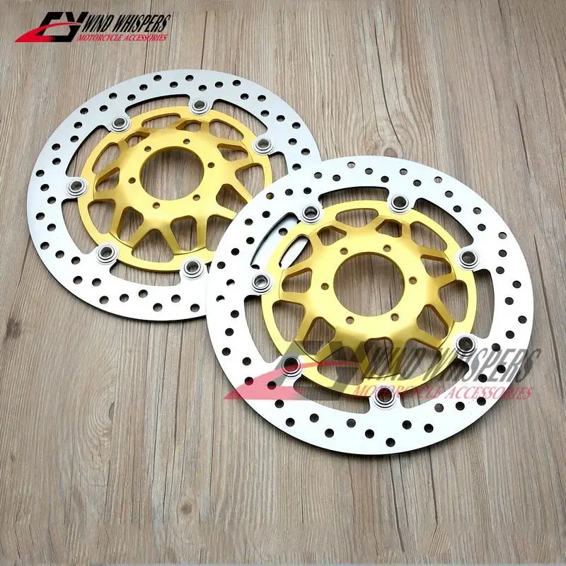 296mm Motorcycle Front Brake Discs Rotors For Honda CB400 Superfour CB 400 SF Vtec NC39 1999-2008