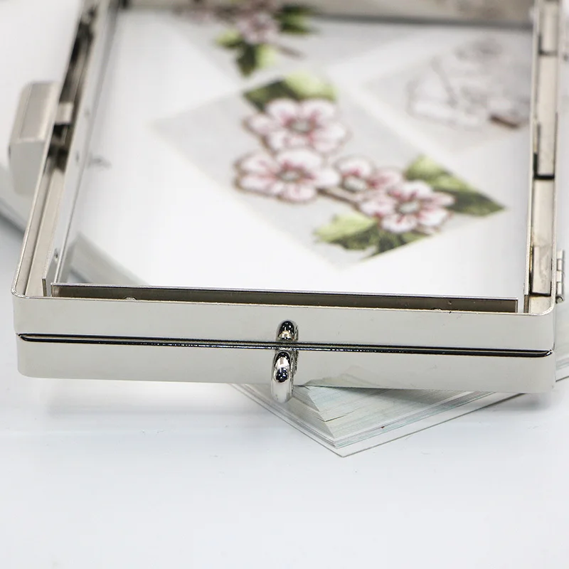 15cm Gold / Silver Screw DIY Bag Hardware Parts Metal Purse Frame Wallet Obag Handle Wholesale Diy Frame Purse Wholesale