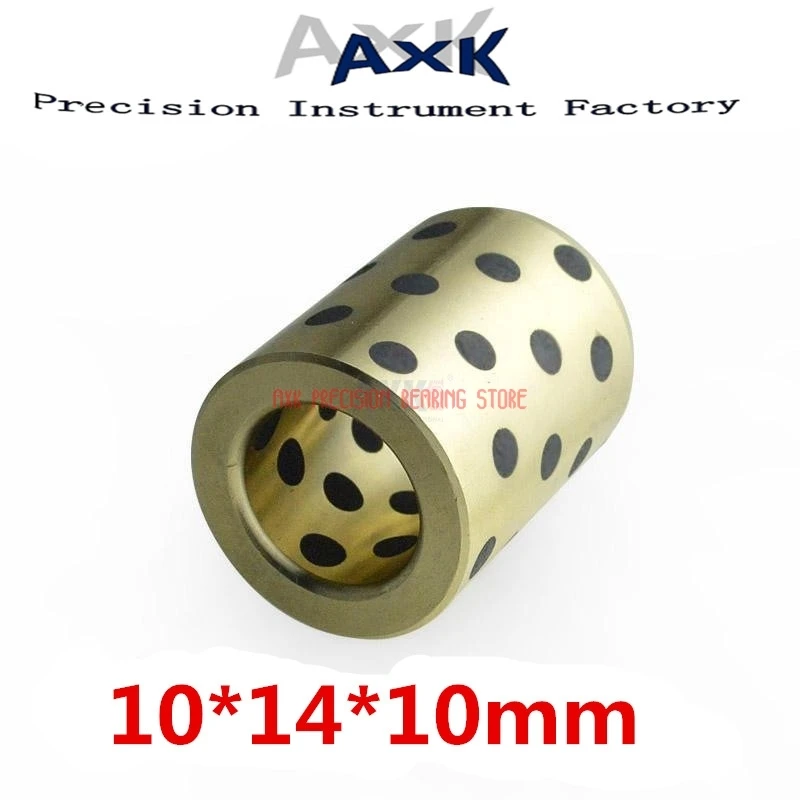 Special Offer Rolamentos Ball 10x14x10 Mm Linear Graphite Copper Set Bearing Bushing Oil Self-lubricating Jdb 10mm