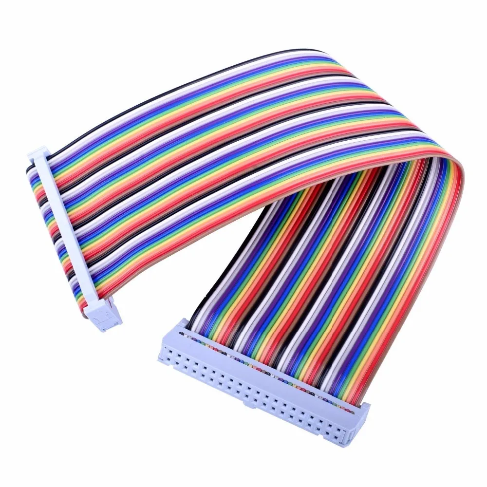 Aokin for Raspberry pi 3 Rpi Gpio Breakout Expansion Board with 40 pin Flat Ribbon Cable For Raspberry Pi 3 2 Model B & B+