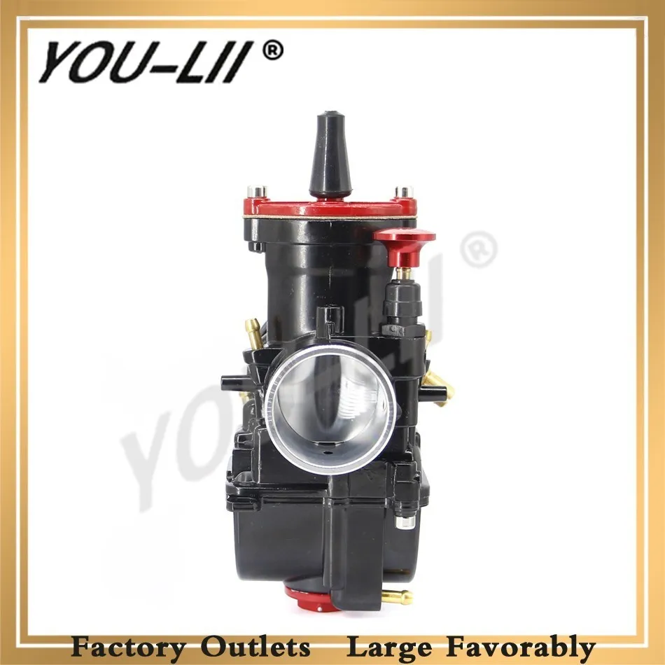 YOU-LII Brand New 21 24 26 28 30 32 34 Mm Motorcycle Engine Part Carburetor Mikuni Pwk Carburetor With Power Jet Dirt Bike Atv