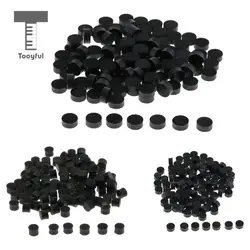 Tooyful Pack of 100 Acrylic Fretboard Fingerboard Dots Inlay Markers Black for Acoustic Guitars Replacement Parts