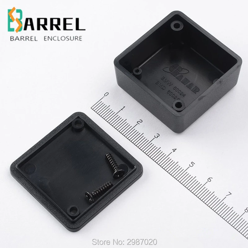 50 pcs/lot 41*41*20mm plastic enclosure for electronic project circuit PCB board abs junction box sensor distribution outlet box