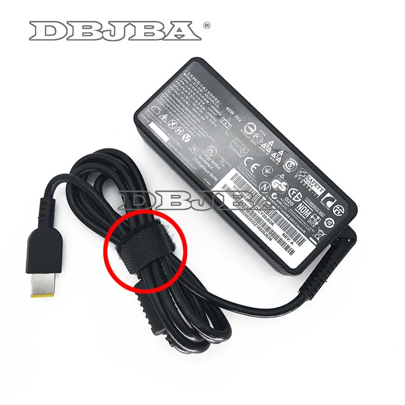 Cargador adaptador de CA para ordenador portátil, 20V, 2,25a, 45W, para Lenovo Thinkpad ADLX45NLC3 ADLX45NDC3A ADLX45NCC3A 0C19880 59370508