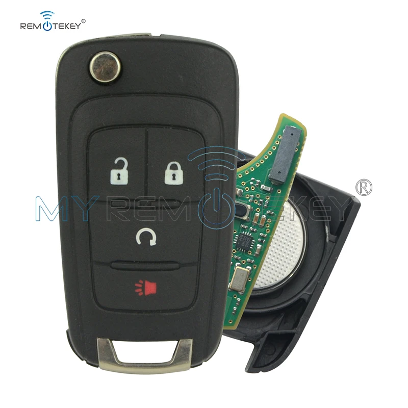 Remtekey Remote Flip Key 4 Button 315 Mhz KR55WK50073 for 2014 Chevrolet Impala