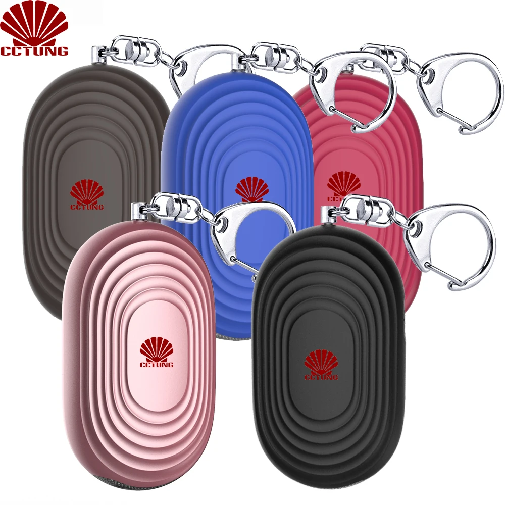 

130db Personal Safe Sound Alarm Keychain with SOS Emergency LED Light & Self Defense to Keep Powerful Safety Property Assurance