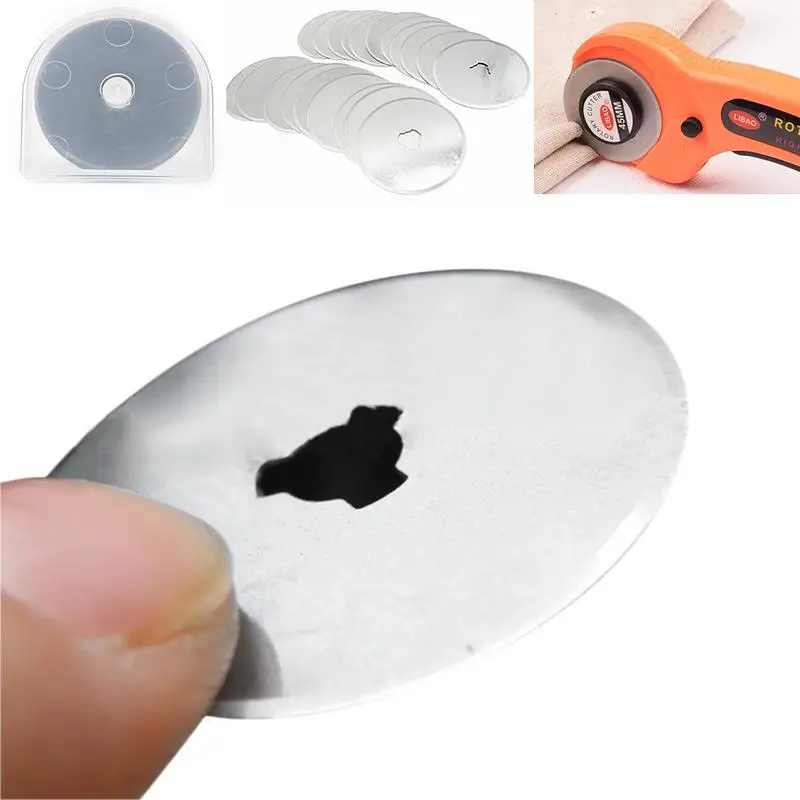 New Quilting Rotary Cutter 45mm Fabric Paper Circular Cut Blade Patchwork Leather Tools Craft Cutter Accessories