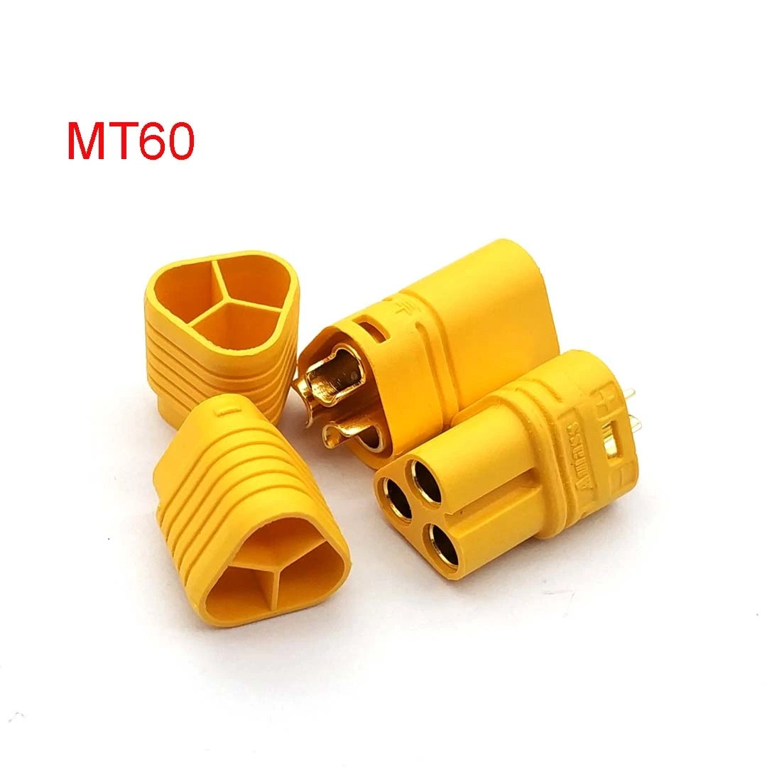 1 Pair MT60 Motor Plug Connector Set For RC Multicopter Quadcopter Airplane