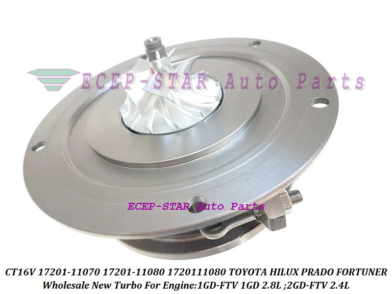 Turbo Cartridge CHRA CT16V 17201-11070 17201-11080 1720111070 1720111080 For TOYOTA HILUX PRADO FORTUNER 1GD-FTV 1GDFTV 1GD 2.8L