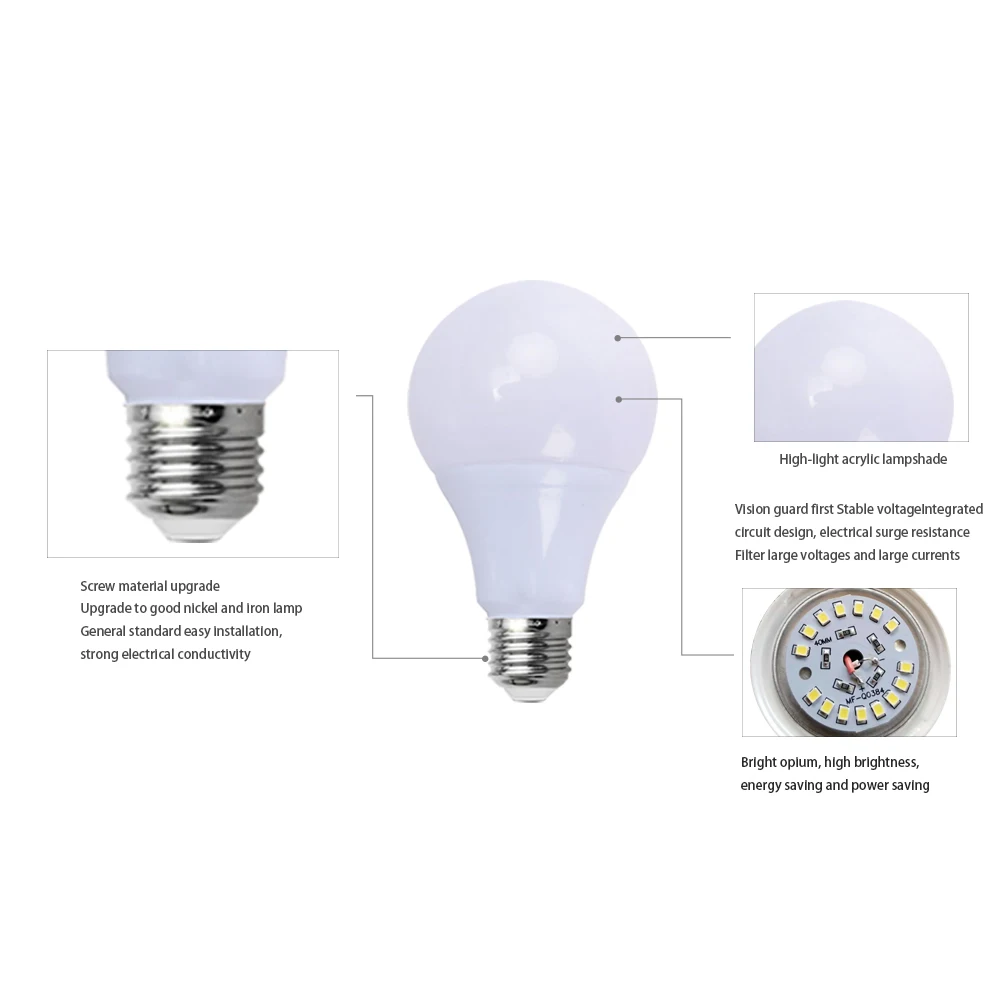 Lâmpadas de baixa tensão, lâmpada LED, E27, DC 12 V, 3W, 5W, 7W, 12W, 15W, 36W, iluminação para 12 volts, 10Pcs Lot