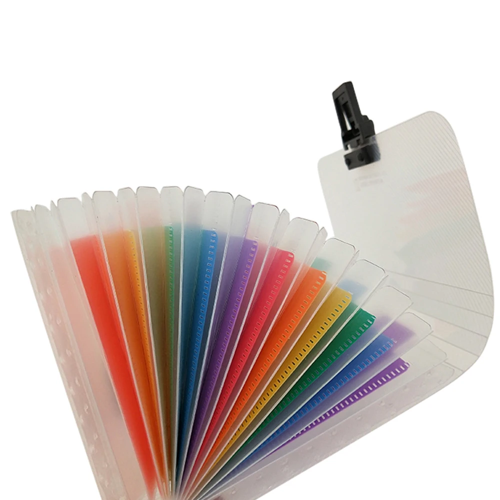 Multi-layer Data Storage Box - Hanging Folder - Letter Size A4 Plastic File Bag 13 pocket portable  Expanding Wallet For Office