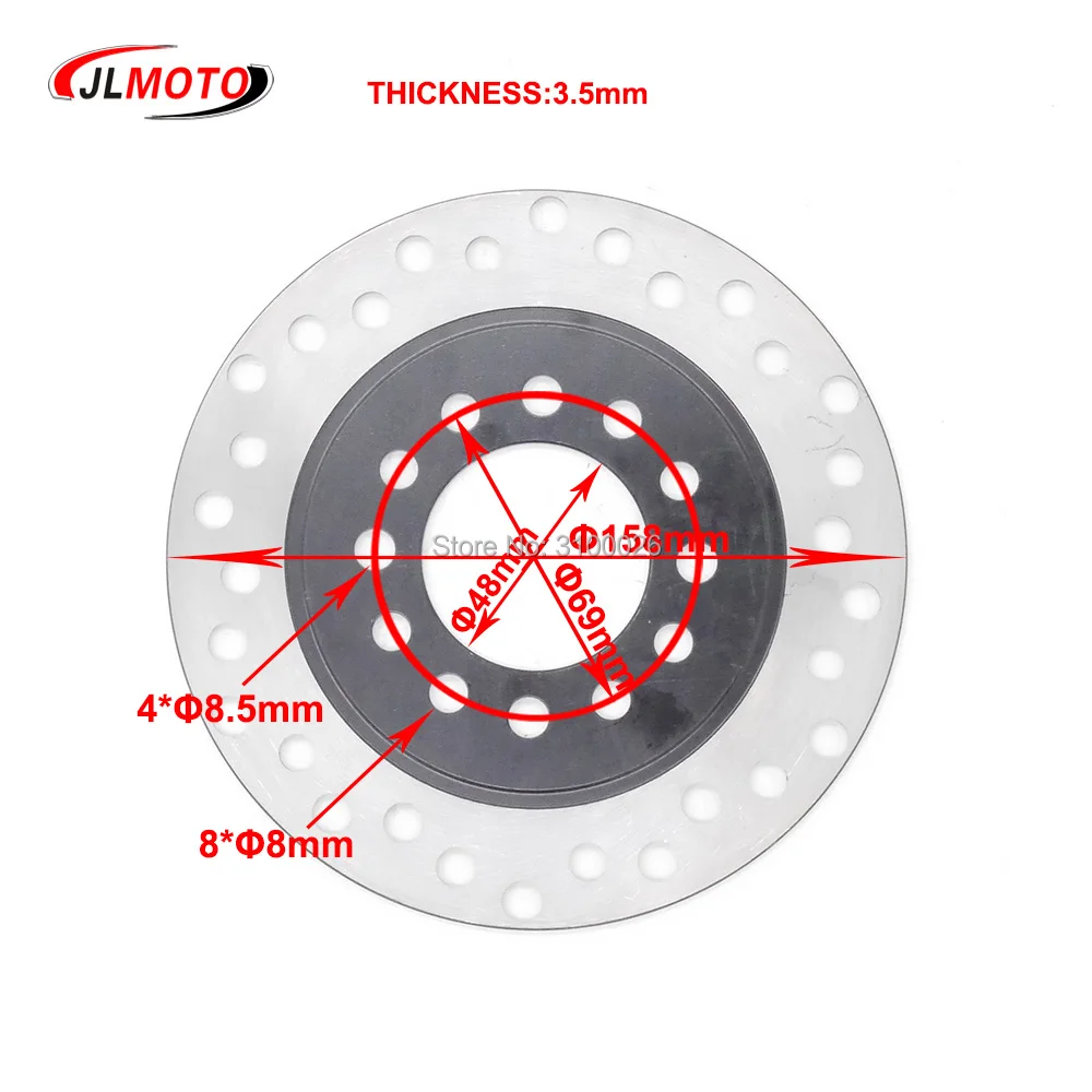 710mm M8*4 Wheel Hub Rear Axle Assy With 428# 37T Sprocket 160mm Disc Brake Fit For 50 110CC ELECTRIC ATV Quad Buggy Bike Parts