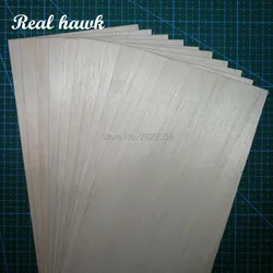 330x100x0.75/1/1.5/2/2.5/3/4/5mm AAA+ Model Balsa wood sheets for DIY RC model wooden plane boat material