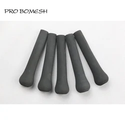 Pro Bomesh 4Pcs/Pack 14cm 6.9g Inner Diam 17mm EVA Rear Grip Split Grip Black DIY Fishing Rod Building Component Repair