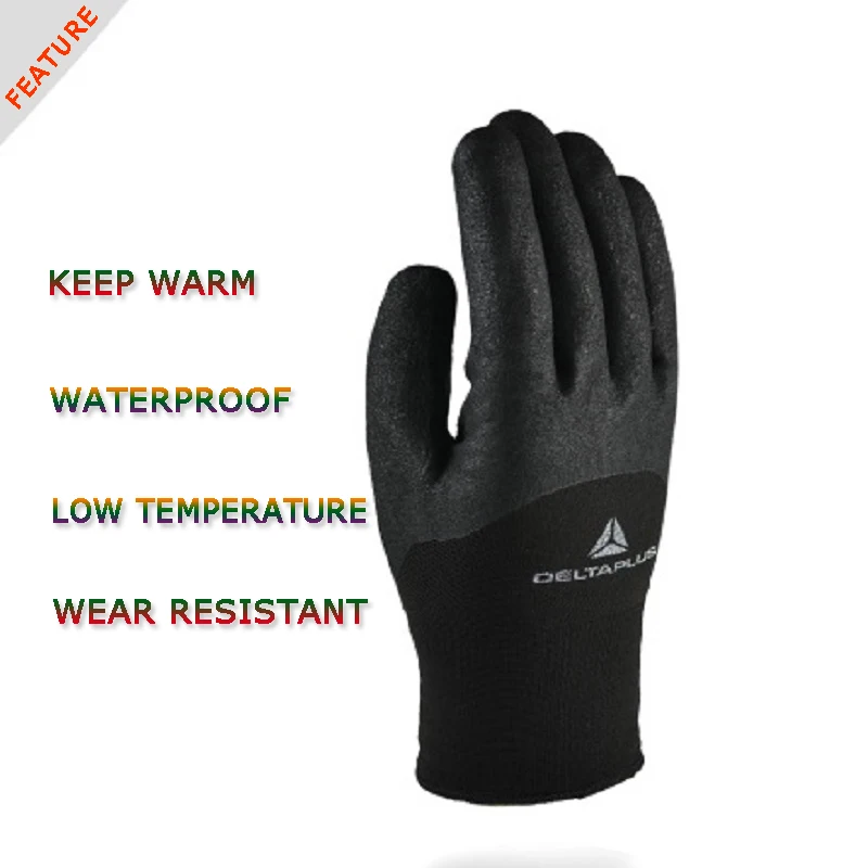 Winter Gloves -30 Degrees Nitrile Anti-Low Temperature Gloves Warm Wear Resistant Working Riding Ski Windproof Safety Gloves