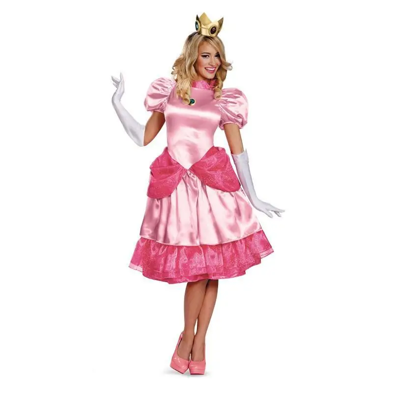 Sexy French Maid Costume Peach Princess Cosplay Costume Cosplay Sissy Maid Uniform Halloween Costumes