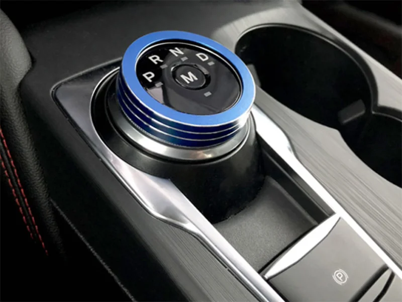 Car shift knob aluminum alloy ring decorative For Ford Focus Focus4 MK4 2018 2019