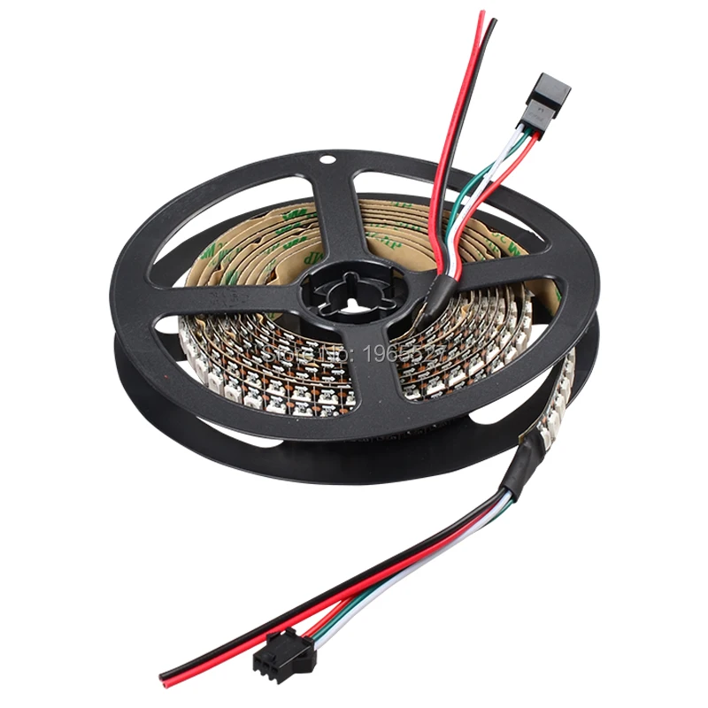 2m-sk6812-smart-rgb-led-strip-light-144-leds-m-144-pixels-m-5050-smd-flexible-tape-tv-lamp-black-pcb-non-waterproof-ip20