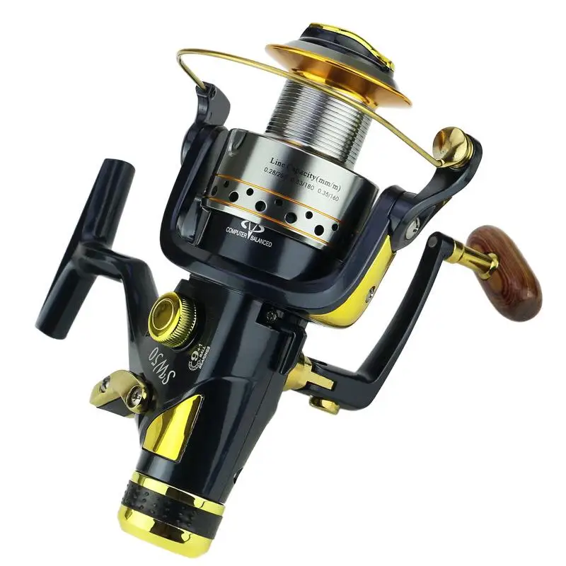 Fishing Reel 9+1 BB Right/Left Smooth Rear Drag Spinning 5.2:1 Speed High Carp Bait Runner Aluminum alloy Fishing Reel tackle