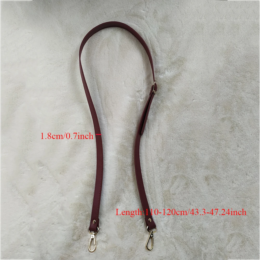 Nieuwe 120Cm Verstelbare Tas Riem Handtas Diy Handvat Pu Lederen Schoudertas Riem Gesp Mode Schouder Crossbody Tas riemen