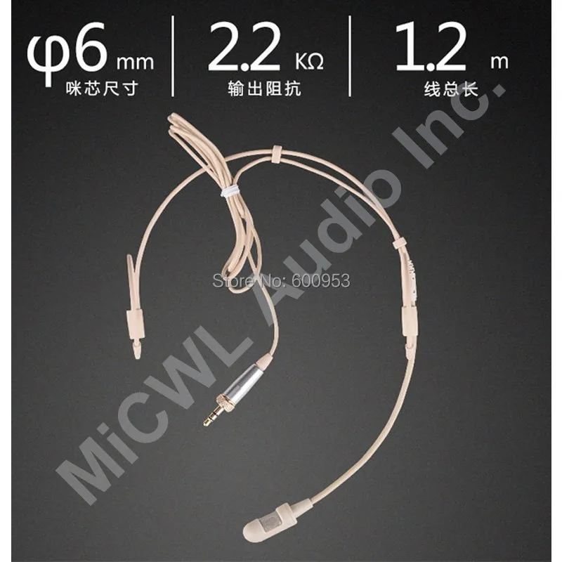 คลาสสิก Cardioid ชุดหูฟังไมโครโฟนสําหรับ Sennheiser G2 G3 G4 ไร้สาย Stage Performance ไมโครโฟน Beige Dual หูไมค์ 3.5 มม.
