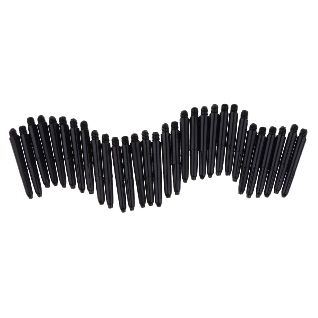 30 Pcs 35mm 2BA Thread Plastic Nylon Soft Tip Darts Stems Shafts Aluminum Dart Shafts Entertainment Accessories Durable
