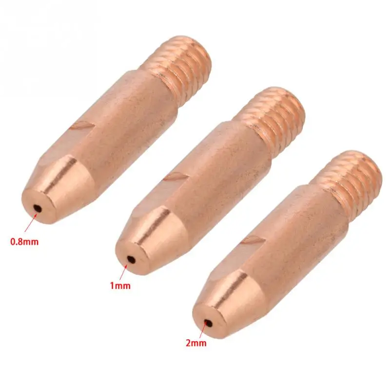 20Pcs Rame Punta di Contatto M6 per Binzel 24KD MIG/MAG Torcia di Saldatura Strumento 0.8/1.0/1.2mm