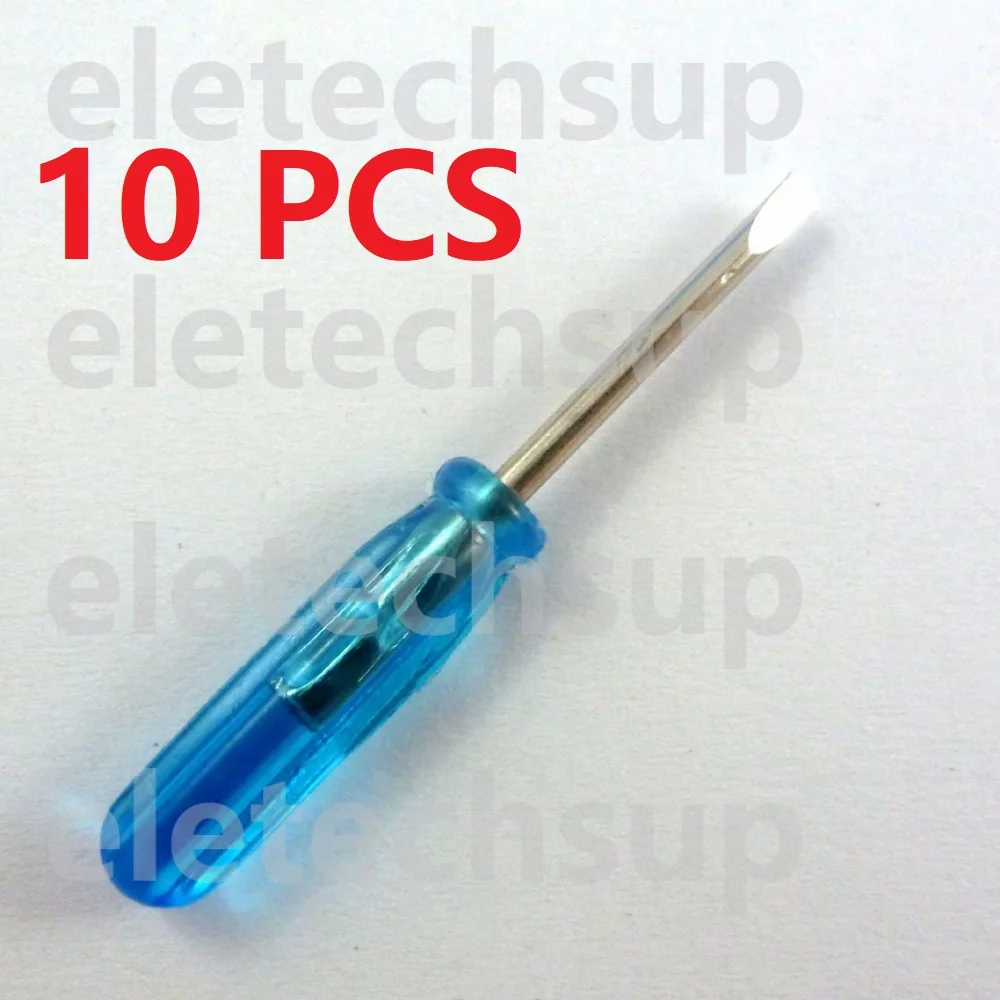 10 pcs mini Slotted Flat-blade screwdriver 2.0mm for Potentiometer 3296W 3362 3386 3266 3006 EVM3ESX50B TB398 TB293 DD06AJSB