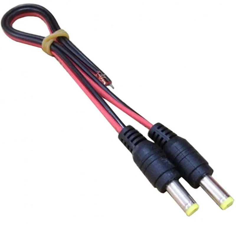 12V DC Connectors Male Female jack cable adapter plug power supply 5.5 x 2.1mm for LED Strip Light CCTV Camera 26cm length