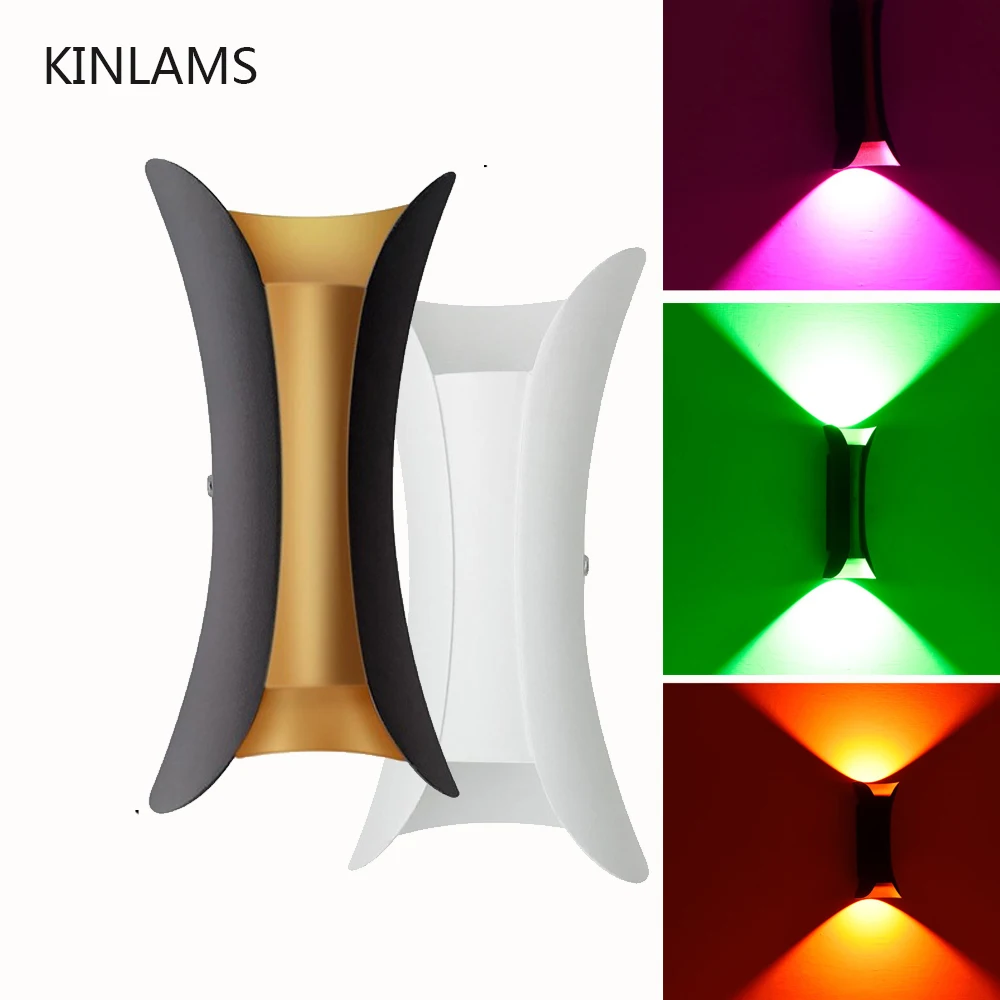 

IP65 Wall Mounted LED Wall Lamp Indoor Outdoor Projection Colorful Lighting Background Waterproof Wall Light Home Hotel KTV Bar