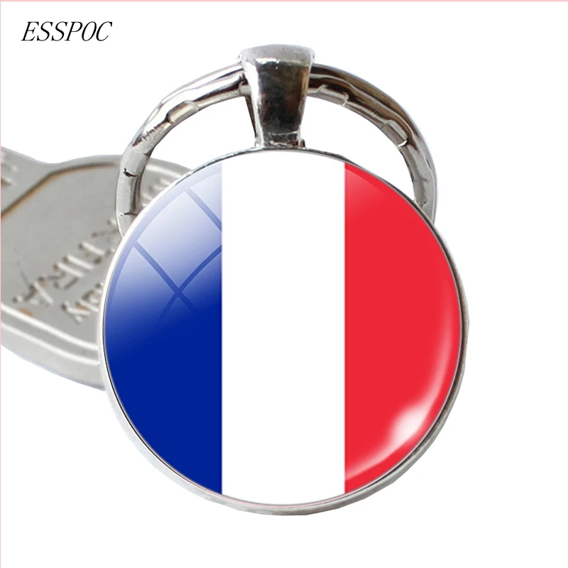 Europe Country United Kingdom France Italy Spain Poland.Netherlands Russia Ireland Flag Keychain Keyring Flag Pendant Key Rings