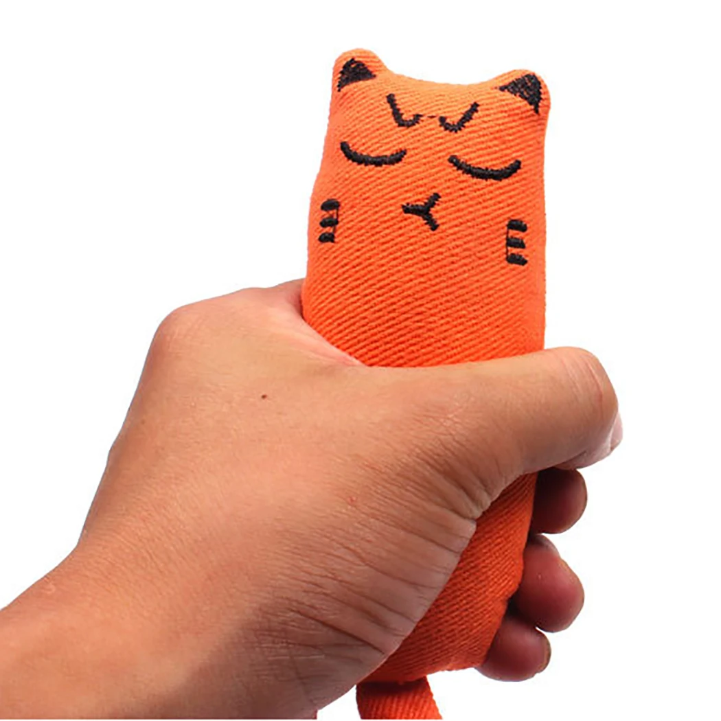 Gatto Rettifica Catnip Giocattoli Divertente Peluche Interattivo Giocattolo Gatto Pet Gattino Giocattolo da Masticare Artigli Pollice Morso di Gatto