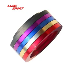 LURESPORT 10pcs SRRT3.5 Aluminum Ring Reel Seat Trim Ring wind Check step inside Rod Building Component Repair DIY Accessory