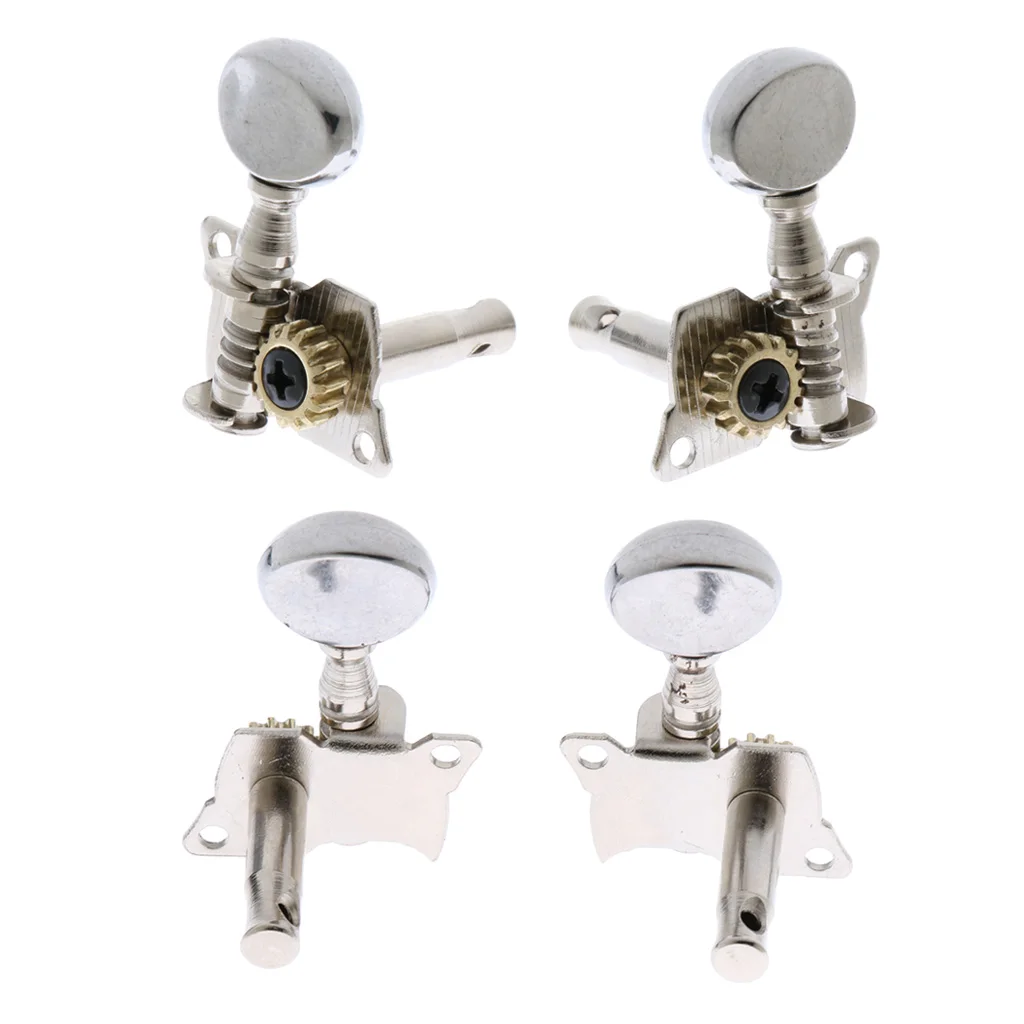 Metal Guitar Ukulele  Machine Head String Tuning Pegs Key Tuner for Ukulele Guitar Replacement Parts