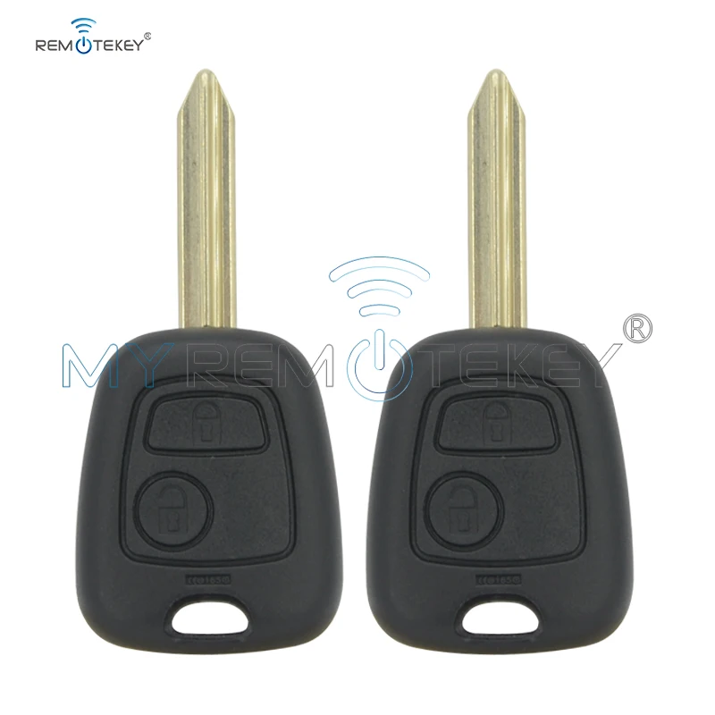 

Remtekey 2pcs 2 Button 433 Mhz ID46 Chip for Peugeot 806 EXPERT PARTNER RANCH Citroen Xsara C5 Elysee PICASSO SAXO Xantia 2002-2