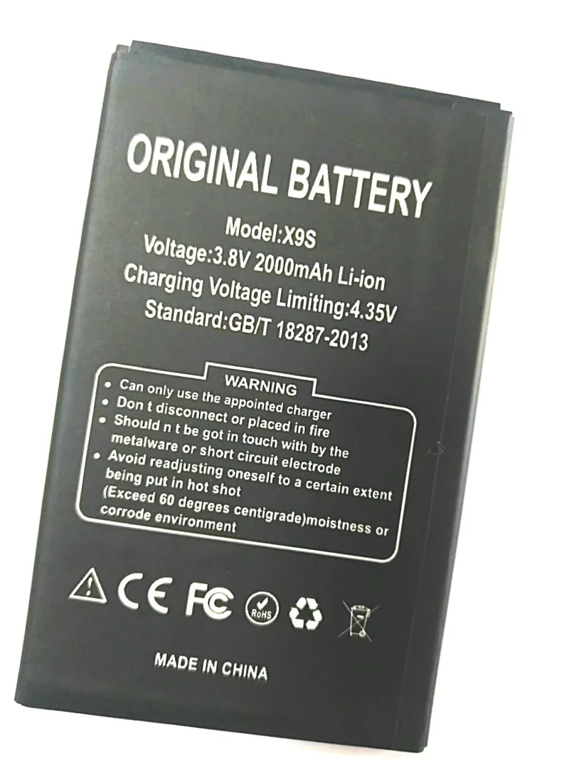 Westrock 2000mAh X9S battery for DOOGEE X9S cell phone