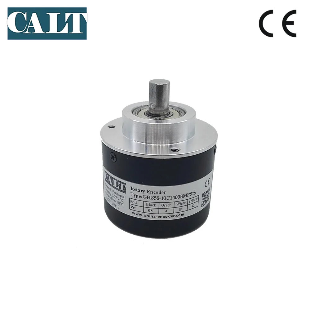 CALT GHS58 Alta resolução 5000PPR semelhante ao codificador incremental de eixo sólido Leine Linde RSI 503