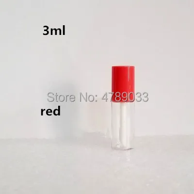 

100pcs 3ml Empty Clear Plastic Lip Balm Gloss Tubes Bottle Containers Lipstick Fashion Cool Lip Tubes Many Colours