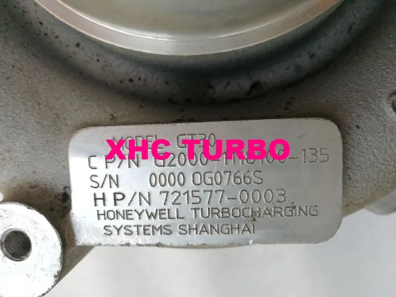 NEW GENUINE GT30 721577-0003 G2000-1118100-135 Turbo Turbocharger for YUTONG Bus YUCHAI Diesel YC4G210-30 5.2L 155KW