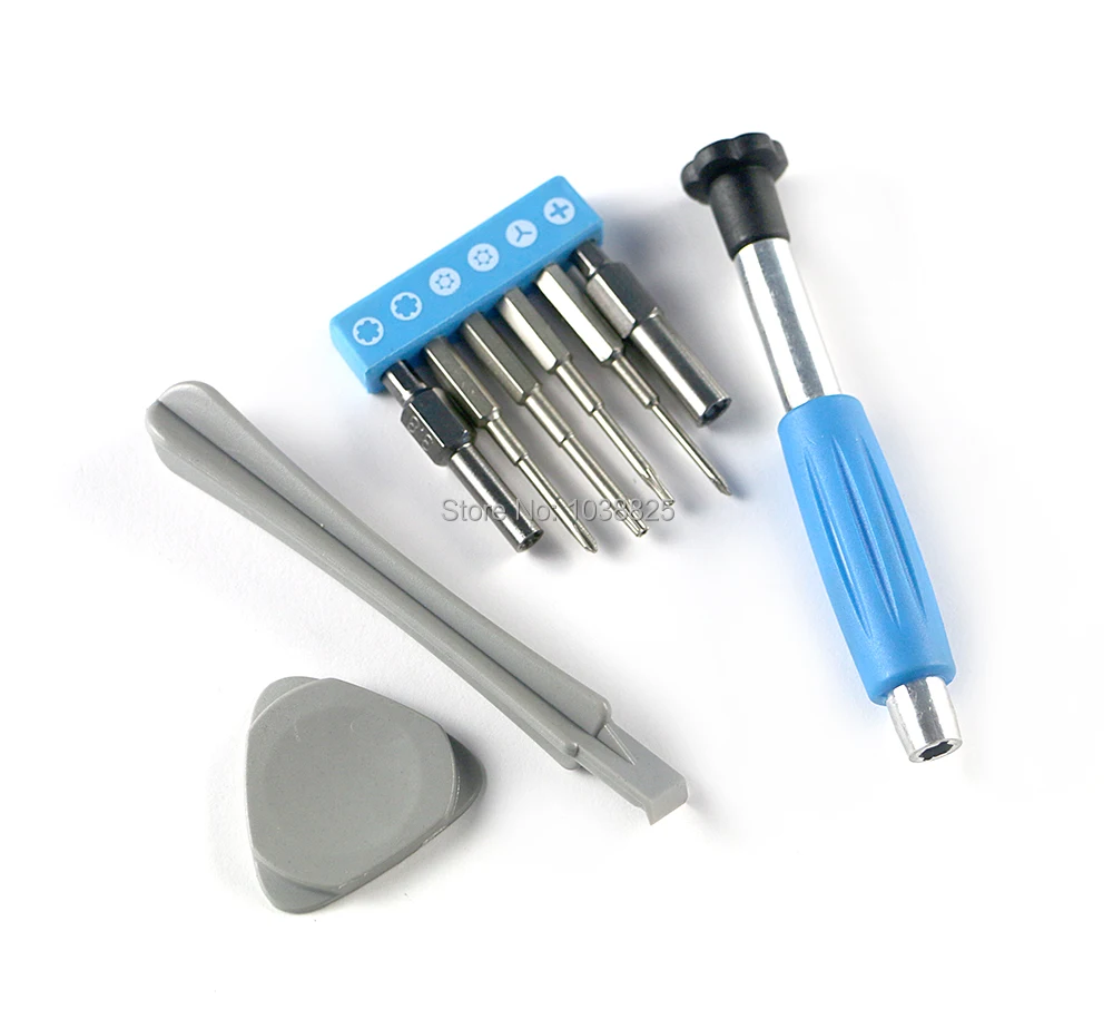 1set Screwdriver Set 9+n1 Repair Tools Kit 3.8 4.5 T6 T8 Cross three wings ferramentas tool for switch GB GBA SP Ne 3DS XL PSP