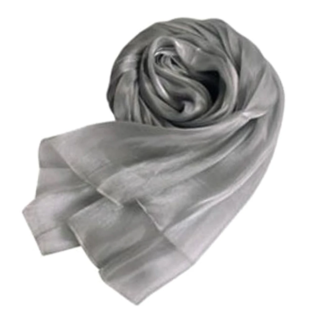 Pashmina larga y suave para mujer, chal de gasa de Organza, bufandas para bodas, damas de honor nupciales, ropa de noche, moda