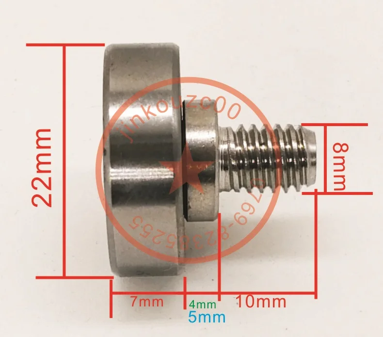 

5/pcsBearing с винтовым зажимом NTBG22 608 подшипник наружная Резьбовая опора