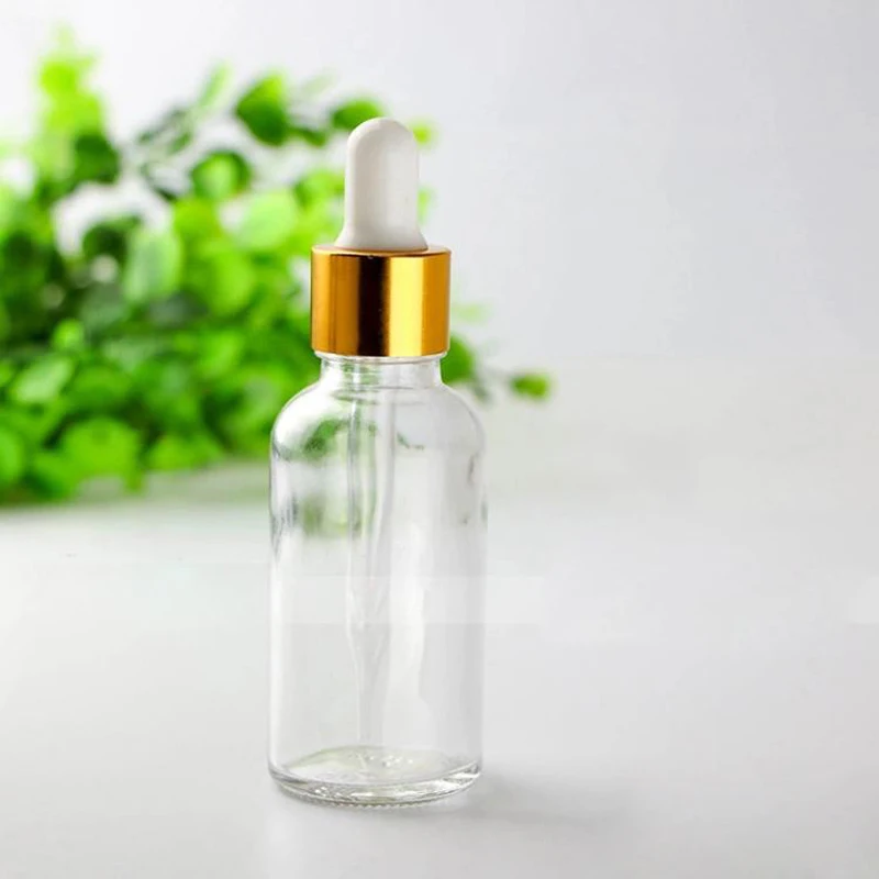 Hot Sale 330pcs/lot Clear Glass Dropper Bottles Wholesale Empty Essential Oil Bottles e liquid bottle 30ml With Glass Pipette