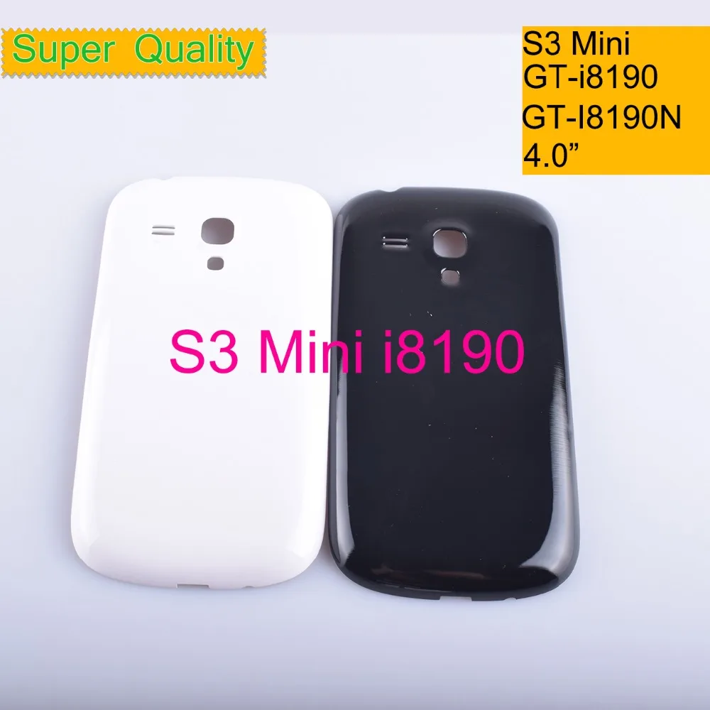 10Pcs/lot For Samsung Galaxy S III S3 MINI GT-i8190 GT-I8190N Housing Battery Cover Back Cover Case Rear Door Chassis Shell