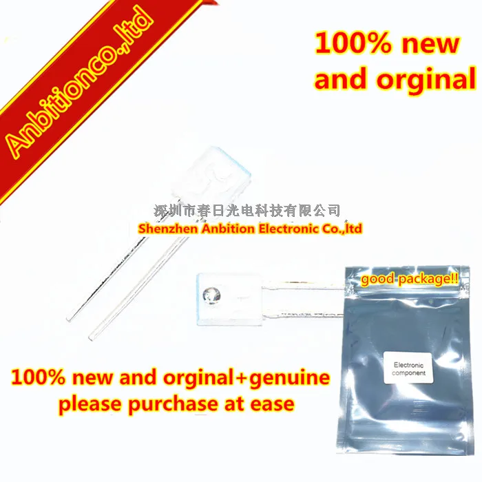 10pcs 100% new and orginal QSE214C Infrared Receiver NPN Silicon Phototransistor DIP2 Day Light Filter in stock